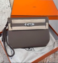 HERMES · Kelly depeches 25 大象灰 银扣 togo皮