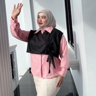 KEMEJA Amelia Women's Shirt Vest Women's Work Shirt Jumbo size SML XL 2XL 3XL 5L