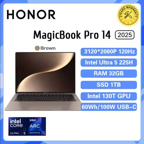 Honor MagicBook Art 14 2025 Laptop Ultra5/Ultra7 32G 1T 14.6-inch 3.1K 120Hz OLED Screen Notebook PC