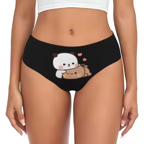 Custom Bubu Dudu Panties Briefs Women's Comfort Briefs Underwear Breathable Female Underpants