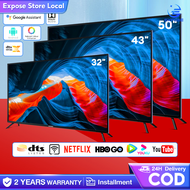 Smart TV 43 inch Android TV 4K  Smart TV 32 Inch LED murah LED Television EXPOSE 2 Years Warranty