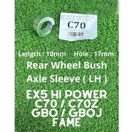 HONDA C70 /EX5 REAR WHEEL AXLE // BUSH COLLAR COLAR BELAKANG TAYAR TYRE TAYA C-70 C70 C 70 HONDA (A1