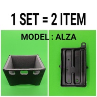 NS40ZL 38B20L - PERODUA ALZA MYVI CAR BATTERY COVER AND BATTERY SEAT TRAY