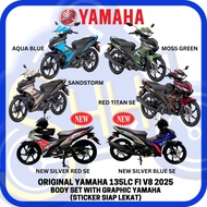 ORIGINAL YAMAHA COVER SET BODY SET MOTOR 135LC SE FI V8 RED TITAN MOSS GREEN AQUABLUE SANDSTORM LC13