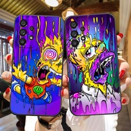 Psychedelic Homer Bart Simpson Soft Black Silicon TPU Cell Phone Case For  Samsung Galaxy A23 A20 A14 A13 A12 A11 A10 A9 A8 A7 A6 A5 A05 A04 A03 F12 M12 S E Star Plus 5G