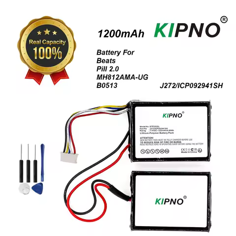 KIPNO 7.4V 1200mAh Li-ion Battery Compatible with Beats Pill 2.0 Bluetooth Speaker J272 ICP092941SH