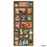 日本 POTTERING CAT 收藏用郵票貼紙/ 包包