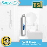 RANO STAINLESS STEEL OUTDOOR WATER SAND FILTER 6 LAYER