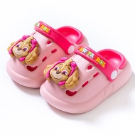 Paw Patrol Kids Slippers Boys Summer Baby Home Infants 1-3 Girl Child Hole Shoes Non Slip Spring