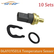 STPAT 10set 06A919501A Engine Coolant Temperature Sensor For Audi VW Seat Skoda Sender Switch 06A919