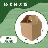 Kardus Jinjing 16x14x15 Gable Box Dus Parcel Packing Buah Hampers