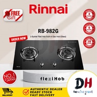RINNAI RB-982G / RB-983G TEMPERED GLASS BUILT IN HOB / COOKING GAS HOB / COOKING