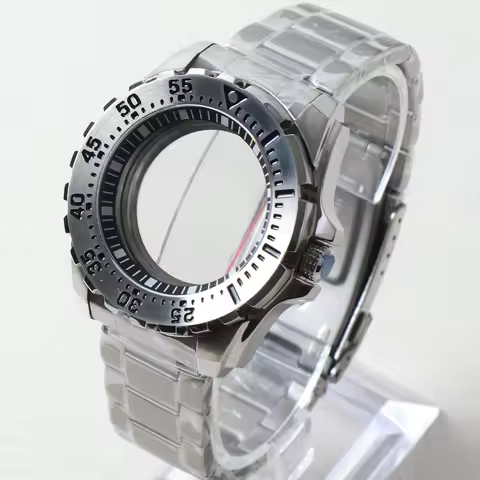 45mm NH35 Watch Monster Case 316L Stainless Steel For Seiko NH35A NH36 Movement 28.5mm Dial 10Bar Wa
