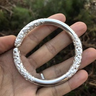 Sun Wukong Ruyi Golden Cudgel Jewelry Men's Personality Domineering Jewelrying Silver Solid Bracelet