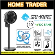 SAMAIRE ✦ 10" DC AIR CIRCULATOR STAND FAN ✦ REMOTE CONTROL ✦ BISHOP 3D410