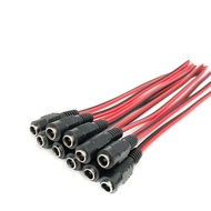 10 5.5*2.1mm Female DC Wires with pure copper core