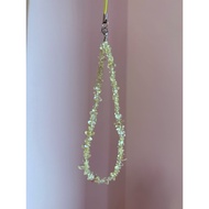 Natural Raw form Citrine Handphone wrist strap