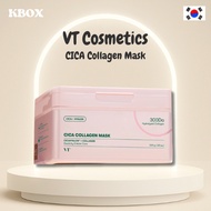 VT Cosmetics / CICA Collagen Mask 30pcs  | Soothing & Firming Sheet Mask with Cica and Collagen