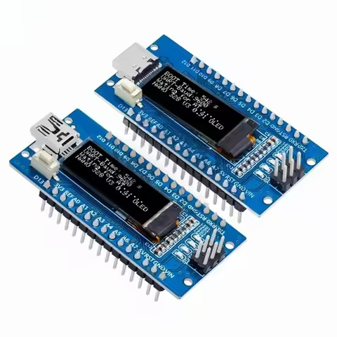 Nano V3.0 Development Board ATmega328P CH340C 0.91''white OLED Display 128*32 For Arduino Nano V3.0 