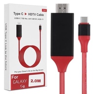 Mediatech Kabel USB Type-C / 3.1 To HDMI Adapter - HDTV 4K / 2 Meter - 64978 Produk Berkualitas