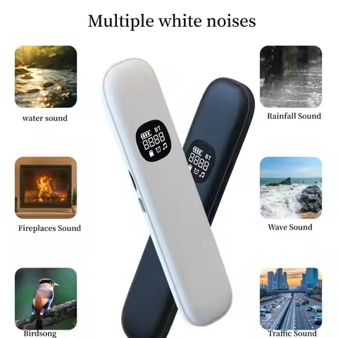Portable Bone Conduction Sleep Speaker LED Display Rechargeable Under Pillow Speaker Bluetooth 5.4 W