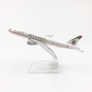 Etihad Airplane Model 16cm