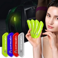 4PCS Car Door Sticker Safety Warning Reflective Mark For Citroen C4 C3 C1 C2 Picasso C4l C5 C6 C8 C-