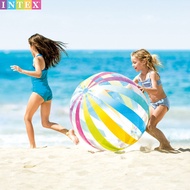 ลูกบอลชายหาดเพิ่มความหนาขนาดใหญ่พิเศษ70ซม. ลูกบอลเล่นน้ำลายทางโปร่งแสงแบบกึ่งโปร่งใสลูกบอลเป่าลมสำหรับเด็กและผู้ใหญ่