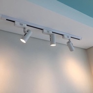 MUMPUNG 3set Cafe Track light LED Spotlight 7watt E27 Rail 1Meter Halogen LED - BLACK BODY, 4000Knat