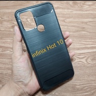 Case Carbon Soft Case Infinix Hot 10