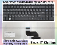 MSI CR640 CX640 A6400 Gigabyte Q2542 Q2532 Q2532N MS-16Y1 Series Laptop Keyboard