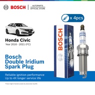Bosch Double Iridium Spark Plug for Honda Civic FC 1.8CC (4 Pcs/Set) YR7SII330U