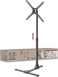 Barkan Xcnbstodhgstl TV Floor Stand, Tilting & Height Adjustable 13-65 Inch Holds up to 50 kg, Stand