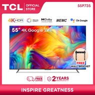 TCL 55 inch 4K Google Smart TV -  55P735 (Hands-Free Voice Control, Dolby Vision &amp; Audio, Camera-ready, Google Assistance - Netflix, YouTube)