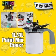 Paint Mixing Lid for 1L | 4L Paint Can 2K Tinter Paint Mixer Machine & Manual Mixing Agitator Lid St