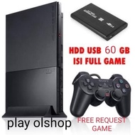 ps2 ps 2 slim seri 9xxx hardisk MATRIX 60gb plus 2 stick