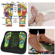 FRANCISCALFO Reflexology Walk Cobblestone Acupoint Mat Leg Relaxation Walk Stone Mat