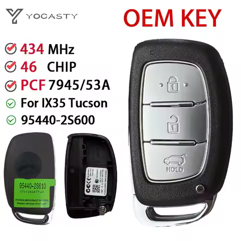 YOCASTY Original 95440-2S610 For HYUNDAI IX35 Tucson 2013 2014 2015 2016 433MHz 46 CHIP Smart Remote