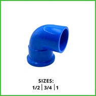 ♓ ✤ ➜ ❁ PVC BLUE ELBOW WITH THREAD