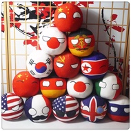 10cm Country Ball Plush Toys Polandball Pendant Country Flag Balls for Kids Countryball Stuffed Doll