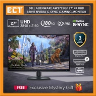 Dell Alienware AW2725QF 27" 4K UHD 3840 x 2160 180hz FHD 360Hz Dual Resolution Nvidia G Sync IPS Gam