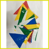 ✨ ۞ ❃ MAKAPAL** Local made** 10 Meters Assorted Color Fiesta Flag Banderitas / Fiesta Banderitas