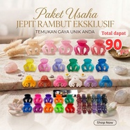 Hair Clip Package Jedai Gigi Business Package 5 Teeth 3 Size 5 Cm Contents 90 Pcs Hair Accessories H