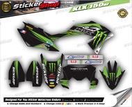 สติ๊กเกอร์ KLX 150 เคลือบเงาแท้ 100 % คุณภาพดี 1 ชุด เคลือบใสกันรอยขีดข่วนอย่างดี สติ๊กเกอร์วัสดุ PV
