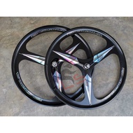 700c Fixie Sport Rim Bicycle Tiga Batang Rim Basikal Fixie Bike 700