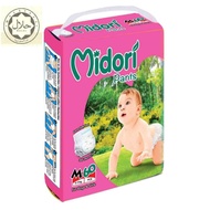 Midori Disposable Baby Diaper Pants (S66 / M60 / L52 / XL48 / XXL42) Lampin Pakai Buang Pampers Bayi