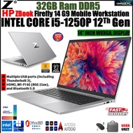 HP ZBook Firefly 14 G9 Mobile Workstation - i5-1250P 12Th Gen  12 cores, 16 threads, 18 MB L3 cache)
