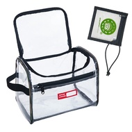 Rough Enough Clear Makeup Toiletry Bag Organizer Large Cosmetic Bag Medicine Case Box Set Zipper Pou