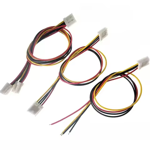 2Pcs/lot small 4pin Converter ITX FDD Floppy 4Pin Female 2.54mm to 2X4Pin Female dual 4Pin power sup