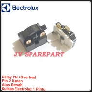 1 Set Relay Pin 2 Kanan Kulkas ELECTROLUX 1 Pintu ptc+overload